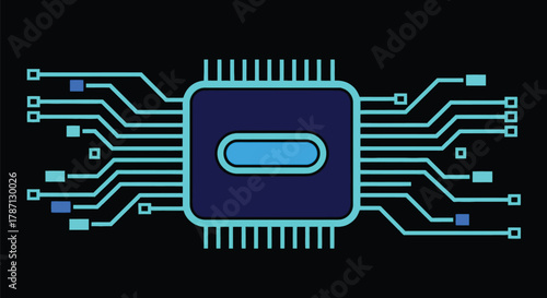 Circuit board technology chip processor electronics motherboard system
