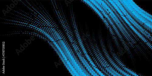 light blue black brush wrap car sticker pattern abstract banner sporty lines light blue black color combination grunge brush pattern, Modern, Eps 10.