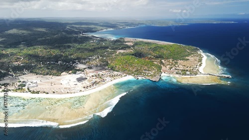 Aerial view of the Rote island, area near the West part of the Timor island, Indonesia