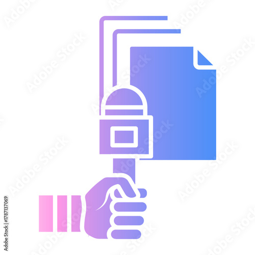 journalist Gradient icon