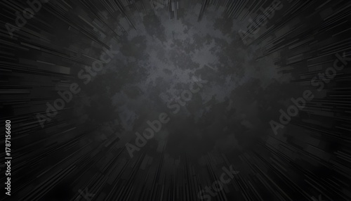 Black Comic Book Transparent Background with Halftone Texture for Pop Art and Graphic Design Projects