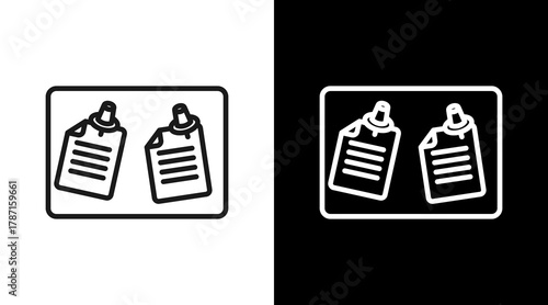 Note  Icon Set Multiple Style Collection