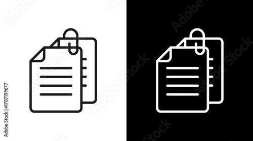 Memo  Icon Set Multiple Style Collection