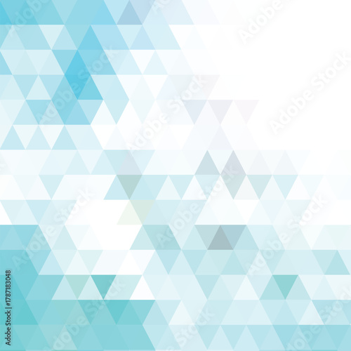 light blue triangle illustration. Modern illustration. Polygonal style. eps 10