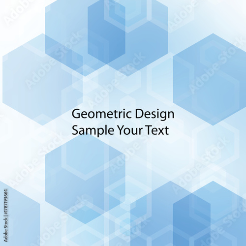 Abstract Hexagonal Background. Vector. Template design for science or technology presentation. eps 10