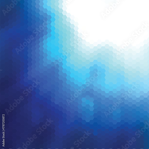 Abstract background of blue hexagons, vector design. eps 10