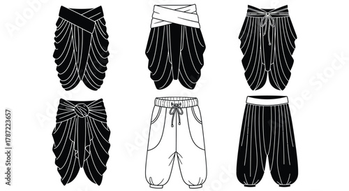 Explore trendy dhoti pants and harem pants fashion styles for women