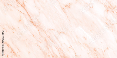 light pink marble texture background with seamless terracotta color veins for kitchen counter or luxury interior design.