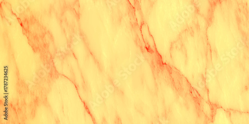 orange and red veins flowing dynamically across a pale yellow or gold surface for use in interior design visualization.