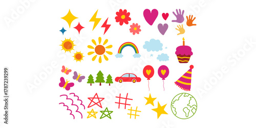 Handdrawn Painterly Cute