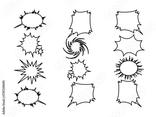 いろいろ吹き出しセット9