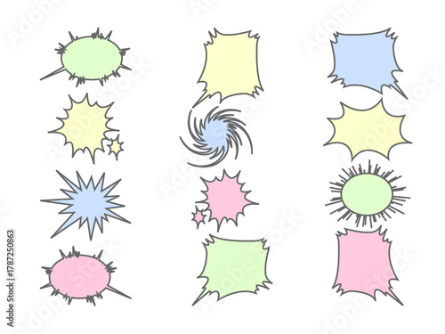 いろいろ吹き出しセット11