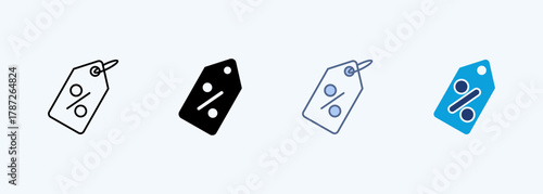 Sale Icon Set Multiple Style Collection