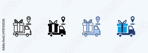 Shipping Icon Set Multiple Style Collection