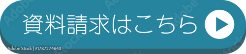 青い資料請求のボタンのイラスト（単品）