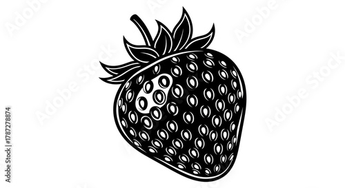 vector illustration of a strawberry