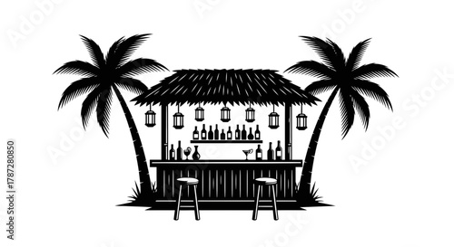 Winter Cabin in Snowy Forest – Cozy Christmas House Illustration