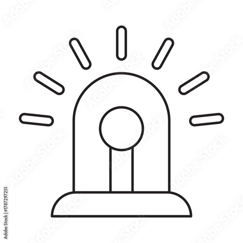 Warning line icon set. Ideal for safety signage, alerts, error messages, and hazard notifications