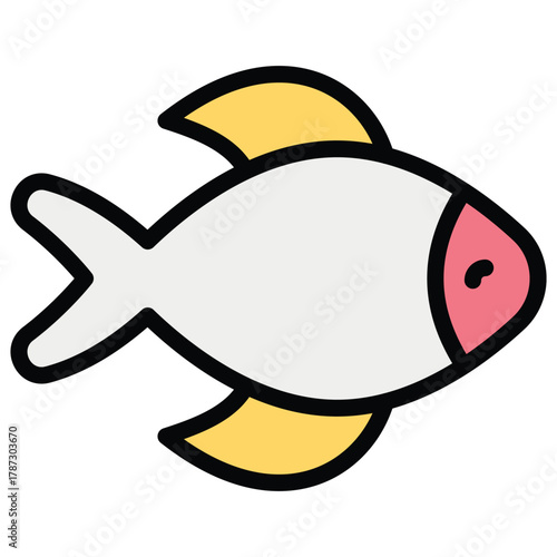 Fish Vector Icon Stock Illustration