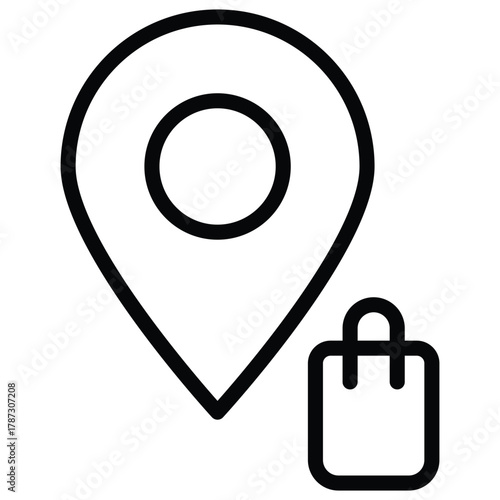 Location Pin Vector Icon Stock Illustration