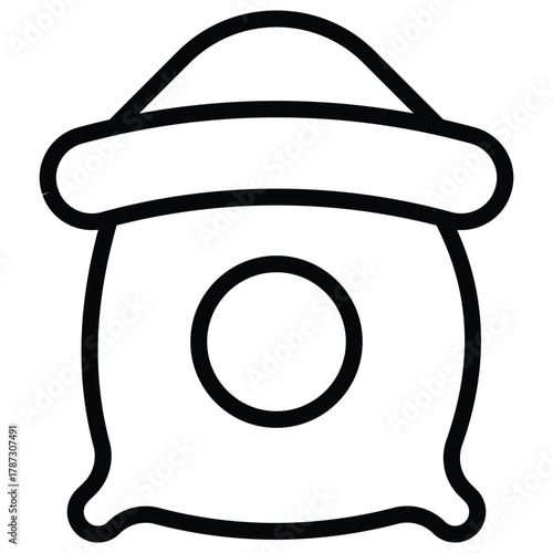 Flour Vector Icon Stock Illustration