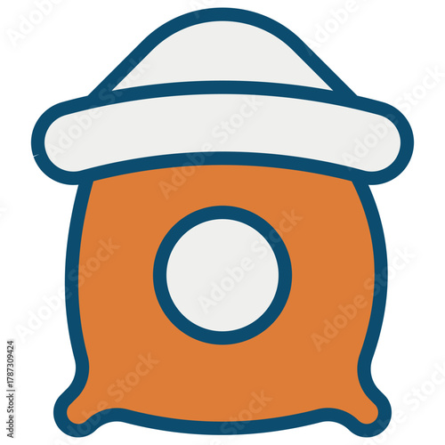 Flour Vector Icon Stock Illustration
