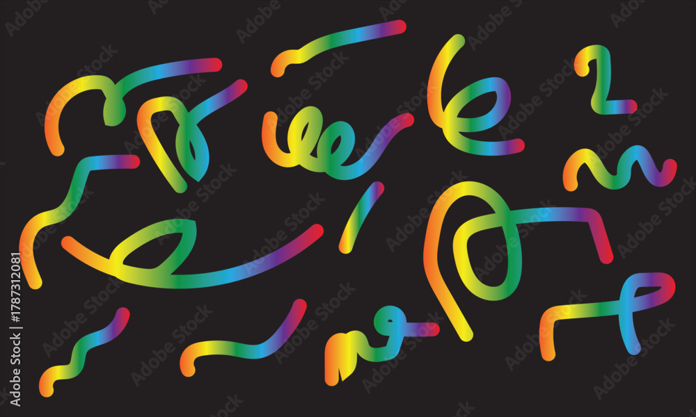 Fototapeta premium Abstract colorful seamless vector pattern background with alphabet letters, music notes, and numbers for school design illustration