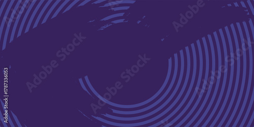 Blue abstract background with glowing circles. Swirl circular lines pattern. Geometric spiral. Twirl element. Modern graphic design. Futuristic technology concept. Vector illustration