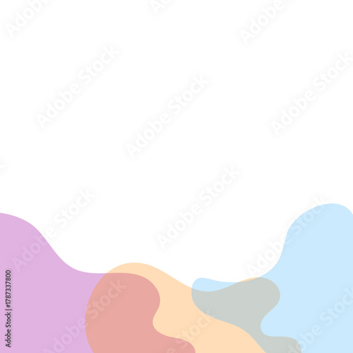 Transparent Blob Footer