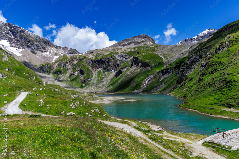 Obraz premium Naßfeldspeicher, Speichersee Großglockner, Kärnten