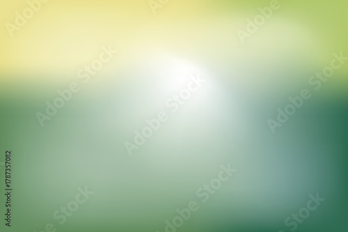 Soft abstract gradient background with smooth transitions of green