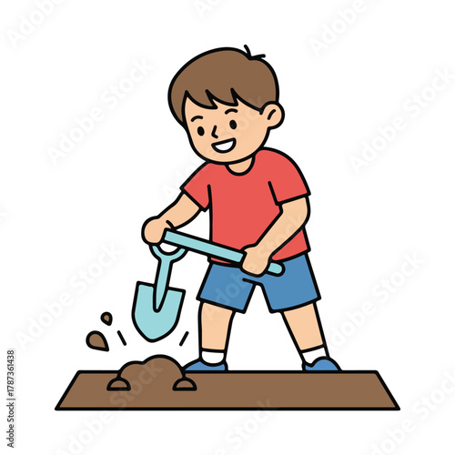 the boy with a baseball bat