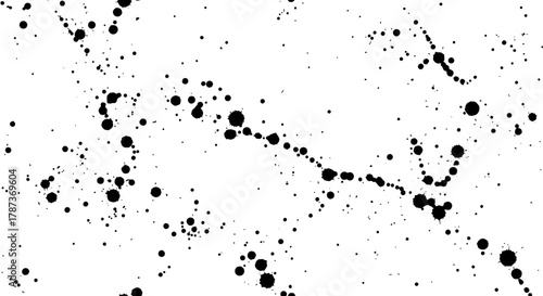 Abstract Black and White Dot Pattern Background Design