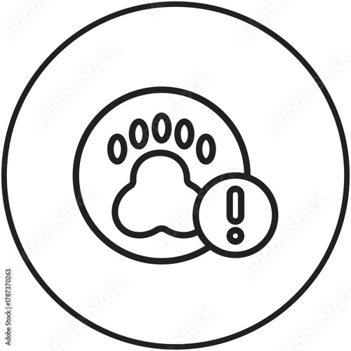 Pet interruption icon