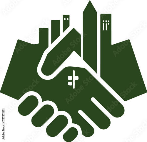 Commercial property real estate logo for business identity