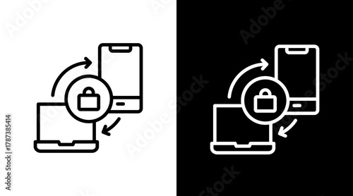 Critical Infrastructure  White Icon Set Design