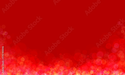 Red Sparkle Bokeh Light Background