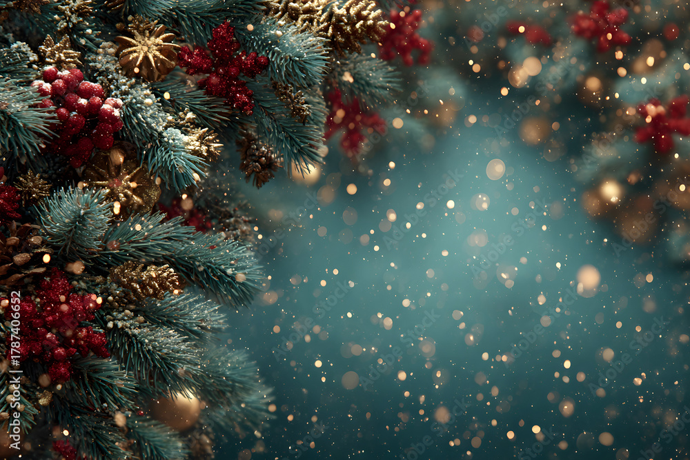 Obraz premium Christmas background