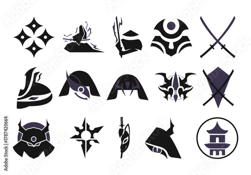 Samurai Logo Element