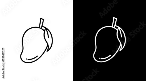 Mango  White Icon Set Design