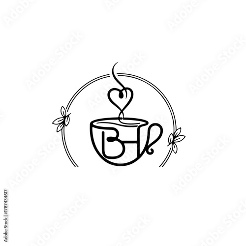 Creative Coffee Cup Logo Designs vector