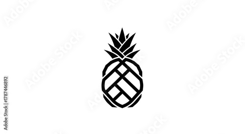 vector illustration of a pineapple