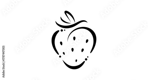 vector illustration of a strawberry