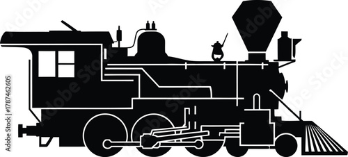 steam train vector 
