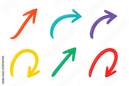 Vector set of Arrow with different Positions 