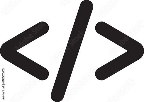 Depiction of Programming Symbol as Metaphor for Web Development Coding Process