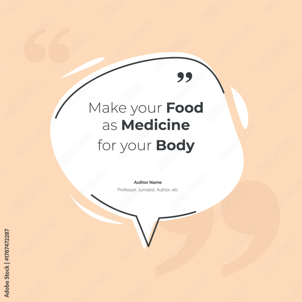 Fototapeta premium Creative Bubble testimonial banner, quote, infographic. Social media post template designs for quotes. Empty speech bubbles, quote bubbles and text box