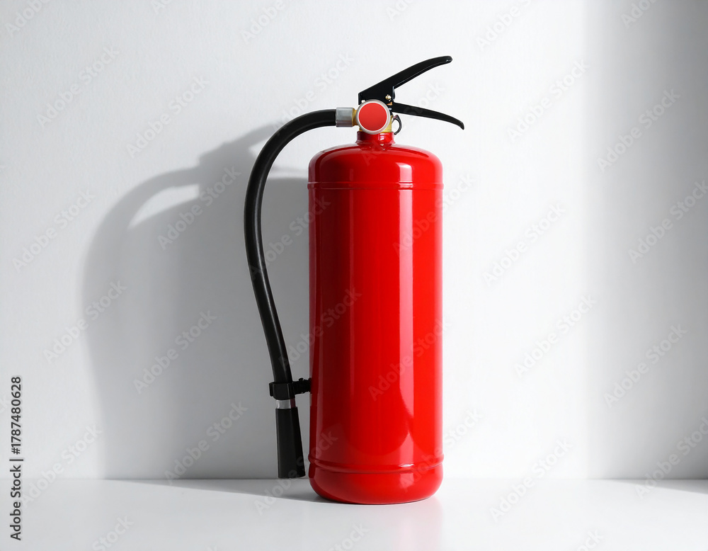 Obraz premium fire extinguisher on white background