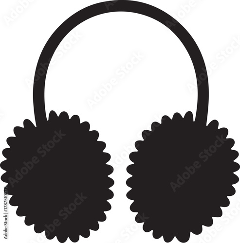 Winter earmuffs for warm and cozy headwear during snowy outdoor activity season