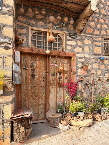 old wooden door